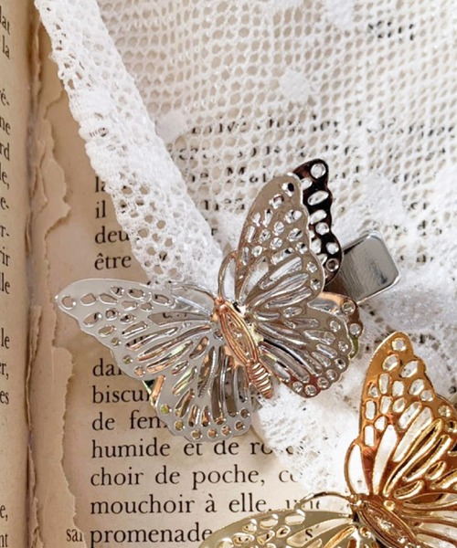 セール バタフライヘアクリップ バレッタ ヘアクリップ Spinns スピンズ のファッション通販 Zozotown