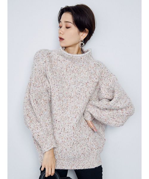 EMODA（エモダ）の「OVRラップサークルピアス（ピアス（両耳用）・レディース・シルバー/ゴールド・FREE）」の3枚目の写真