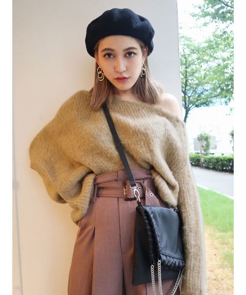 EMODA（エモダ）の「OVRラップサークルピアス（ピアス（両耳用）・レディース・シルバー/ゴールド・FREE）」の6枚目の写真