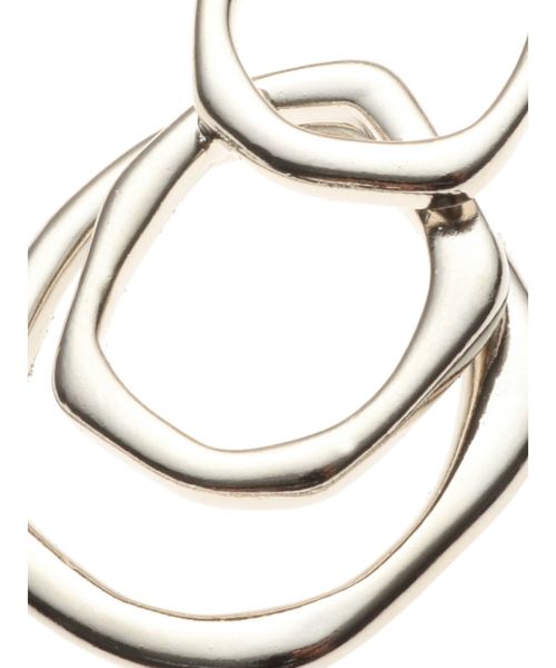 EMODA（エモダ）の「OVRラップサークルピアス（ピアス（両耳用）・レディース・シルバー/ゴールド・FREE）」の11枚目の写真