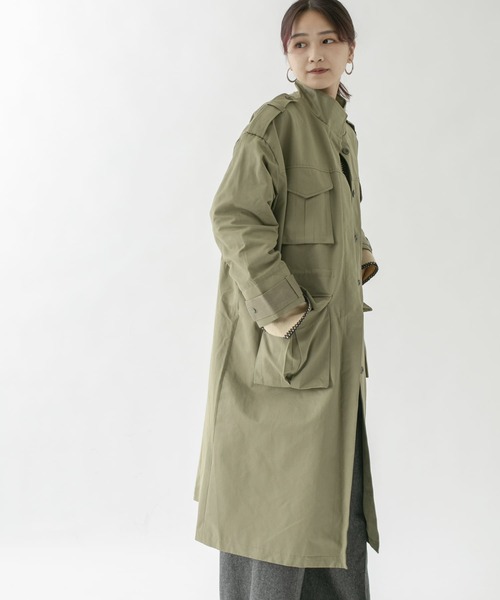 KBF（ケイビーエフ）の「ドロストミリタリーコート（ミリタリー