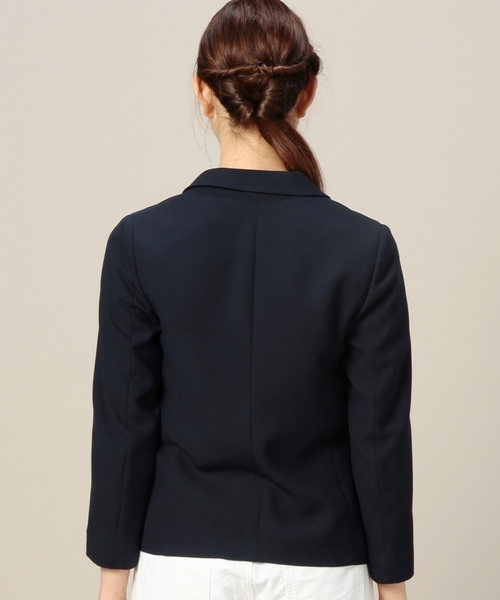 BEAUTY&YOUTH UNITED ARROWS(ビューティーアンドユースユナイテッドアローズ)の「BYTF ジョーゼットジャケット◆(テーラードジャケット・レディース・ブラック/ベージュ/ネイビー・フリー)」の9枚目の写真