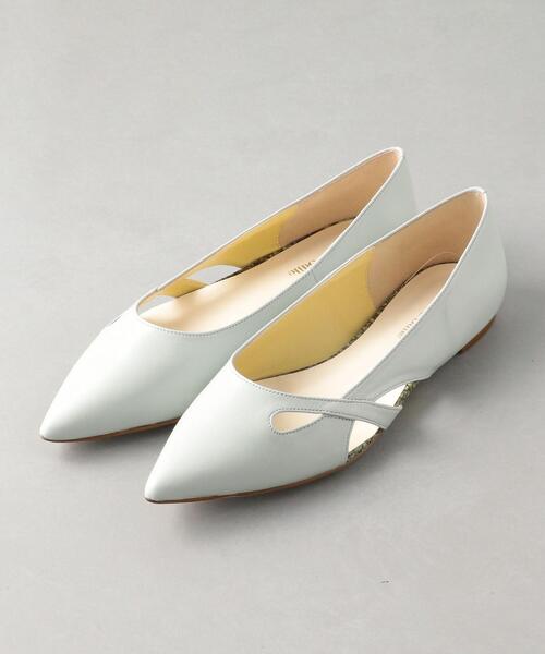 ODETTE E ODILE(オデットエオディール)の「OFD サイドクロス FLT10↓↑(パンプス・レディース・ブラック/ホワイト/ライトグレー・23cm/21.5cm/24cm/24.5cm/23.5cm/22.5cm/25cm/22cm)」の3枚目の写真