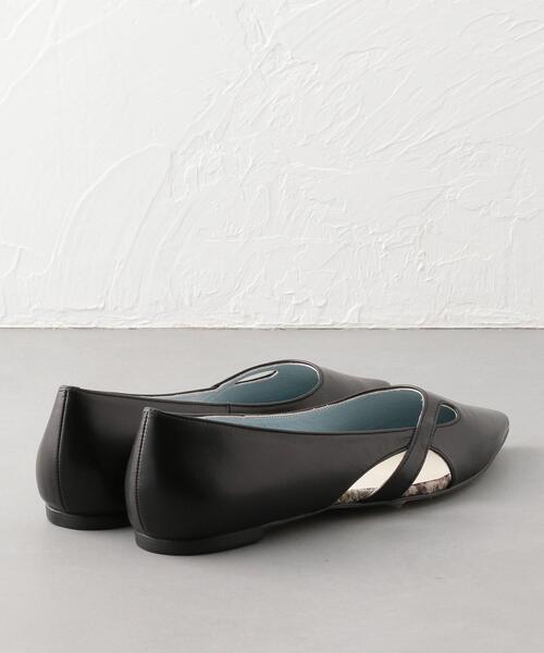 ODETTE E ODILE(オデットエオディール)の「OFD サイドクロス FLT10↓↑(パンプス・レディース・ブラック/ホワイト/ライトグレー・23cm/21.5cm/24cm/24.5cm/23.5cm/22.5cm/25cm/22cm)」の11枚目の写真