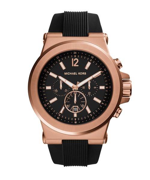 MICHAEL KORS(マイケルコース)の「マイケル・コース 腕時計 メンズ アナログ シリコン MK8184(アナログ腕時計・メンズ・ブラック・FREE)」の1枚目の写真