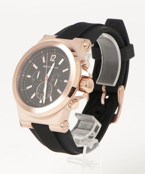 MICHAEL KORS(マイケルコース)の「マイケル・コース 腕時計 メンズ アナログ シリコン MK8184(アナログ腕時計・メンズ・ブラック・FREE)」の5枚目の写真