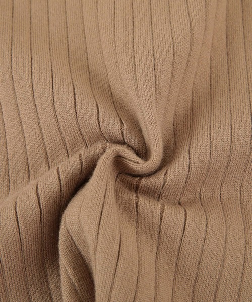 titivate（ティティベイト）の「ｽｸｴｱﾈｯｸﾀﾝｸﾄｯﾌﾟﾆｯﾄ（キャミソール・レディース・ブルー/ブラウン系その他/グレイッシュベージュ/ベージュ/ブラック・M/L）」の17枚目の写真