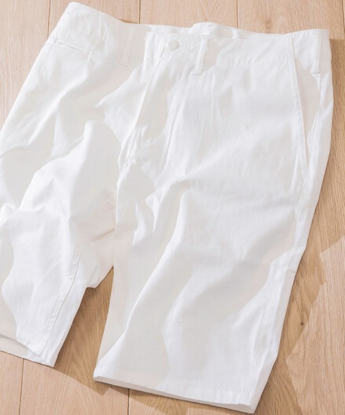 JOHN'S CLOSET（ジョンズクローゼット）の「【i】ストレッチ ツイル素材チノショーツ（チノパンツ・メンズ・ホワイト/ベージュ/ネイビー/ブラック/カーキ・X-LARGE/LARGE/SMALL/MEDIUM）」の17枚目の写真
