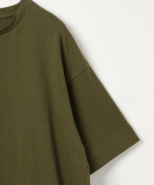 LAKOLE(ラコレ)の「ラウンドヘムBIG-Tシャツ / LAKOLE(Tシャツ/カットソー・レディース・オフホワイト/ベージュ/カーキ/グレー・SMALL/MEDIUM)」の7枚目の写真