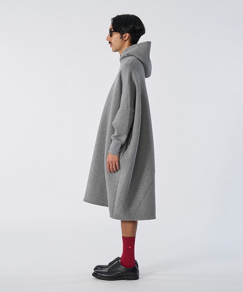 KAAM：LONG HOODIE ロングフーディー/パーカーB170 セール】Front Logo Light Hoodie（パーカー）｜WONDER OF