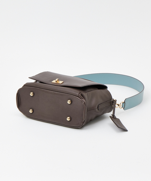 Rouge vif（ルージュヴィフ）の「【佐藤佳菜子さん別注】PotioR ALISON MINI（ショルダーバッグ・レディース・ブラウン/グレイッシュベージュ・フリー）」の10枚目の写真