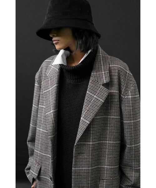monkey time MELTON OVERCOAT チェスターコート グレー MONKEY TIME（モンキータイム）の「＜monkey time＞ MS MELTON