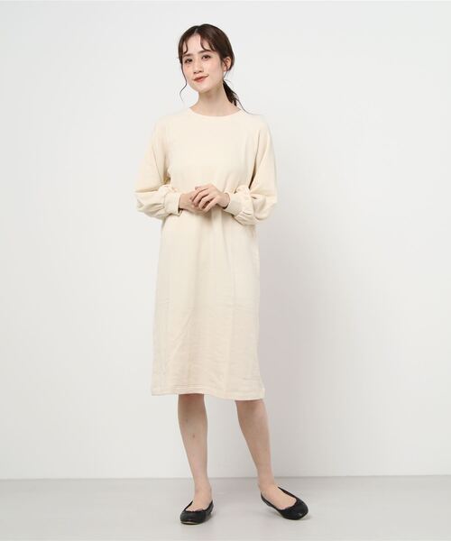 セール キッドブルー ストレッチガーゼ裏毛 長袖ワンピース Krpr523 Kidblue ワンピース Kid Blue キッドブルー のファッション通販 Zozotown