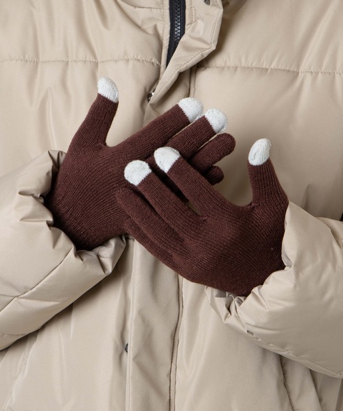 WEGO（ウィゴー）の「WEGO/ANTI VIRUS GLOVES（手袋・メンズ・グレー/ベージュ/ブラック/ブラウン・FREE）」の7枚目の写真