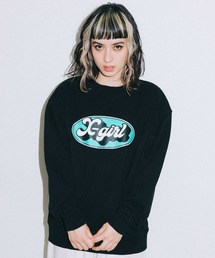 X-girl | OVAL LOGO CREW SWEAT TOP(スウェット)
