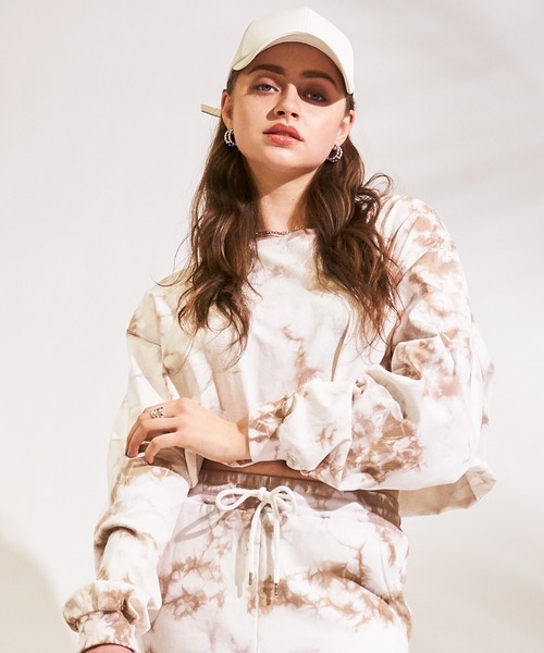 SPIRALGIRL（スパイラルガール）の「合皮キャップ（キャップ・レディース・ブラック/オフホワイト・FREE）」の2枚目の写真