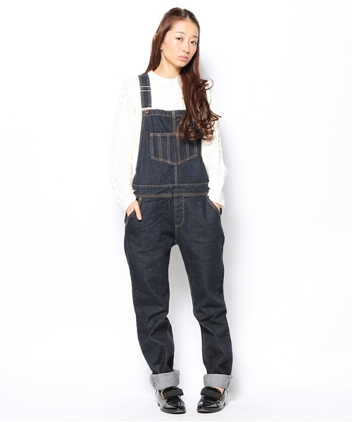 Chico(チコ)の「オーバーオール(サロペット/オーバーオール・レディース・ブルー/ベージュ/ネイビー・FREE)」の3枚目の写真
