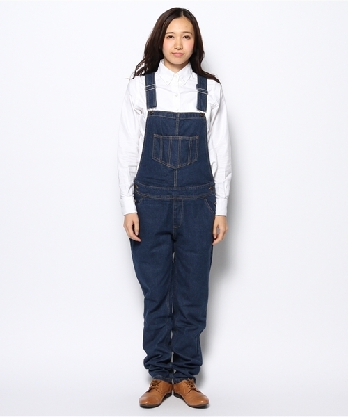 Chico(チコ)の「オーバーオール(サロペット/オーバーオール・レディース・ブルー/ベージュ/ネイビー・FREE)」の4枚目の写真