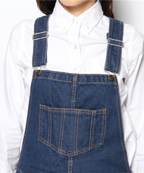 Chico(チコ)の「オーバーオール(サロペット/オーバーオール・レディース・ブルー/ベージュ/ネイビー・FREE)」の7枚目の写真