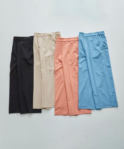 coen（コーエン）の「ツイルセンタープレスストレートカラーパンツ（スラックス・レディース・ベージュ/ブラック/ライトピンク/ライトブルー・LARGE/MEDIUM）」の18枚目の写真