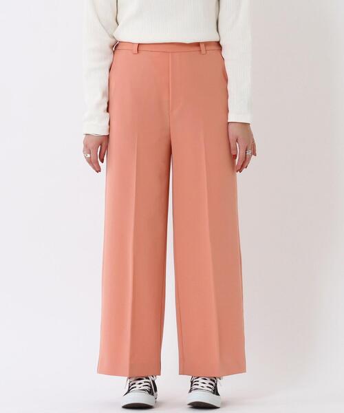 coen（コーエン）の「ツイルセンタープレスストレートカラーパンツ（スラックス・レディース・ベージュ/ブラック/ライトピンク/ライトブルー・LARGE/MEDIUM）」の9枚目の写真