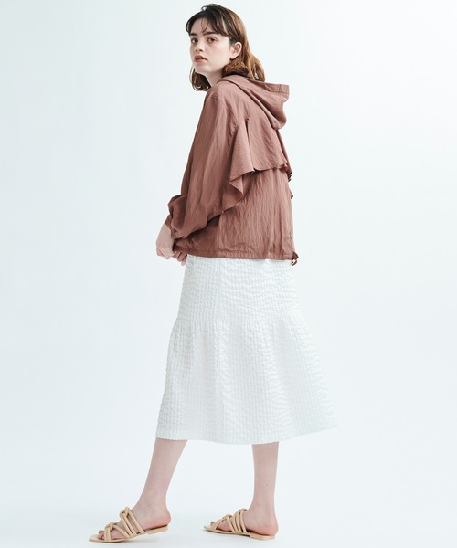 LANVIN en Bleu（ランバンオンブルー）の「バックフリルブルゾン