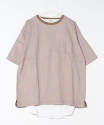 布帛ストレッチTシャツ＆タンクトップアンサンブル