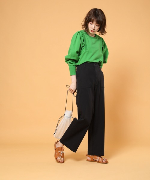 FREAK'S STORE(フリークスストア)の「ワイドベイカーパンツ(その他パンツ・レディース・ブラック/ベージュ/カーキ/ネイビー/グレイッシュベージュ・マルチサイズ)」の11枚目の写真