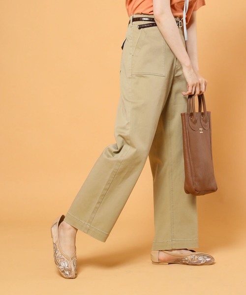 FREAK'S STORE(フリークスストア)の「ワイドベイカーパンツ(その他パンツ・レディース・ブラック/ベージュ/カーキ/ネイビー/グレイッシュベージュ・マルチサイズ)」の10枚目の写真