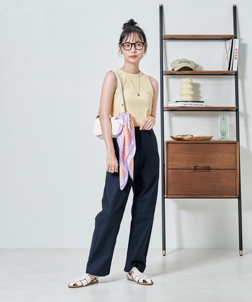 FREAK'S STORE(フリークスストア)の「ワイドベイカーパンツ(その他パンツ・レディース・ブラック/ベージュ/カーキ/ネイビー/グレイッシュベージュ・マルチサイズ)」の20枚目の写真