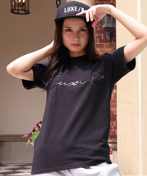 LUXE/R GOLF(ラグジュ ゴルフ)の「(RM)【LUXE/R GOLF】立体 コード 刺繍 ストレート キャップ(キャップ・メンズ・ブラック・FREE)」の7枚目の写真