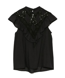 LILY BROWN | エンブロイダリーレースブラウス(Tシャツ/カットソー)