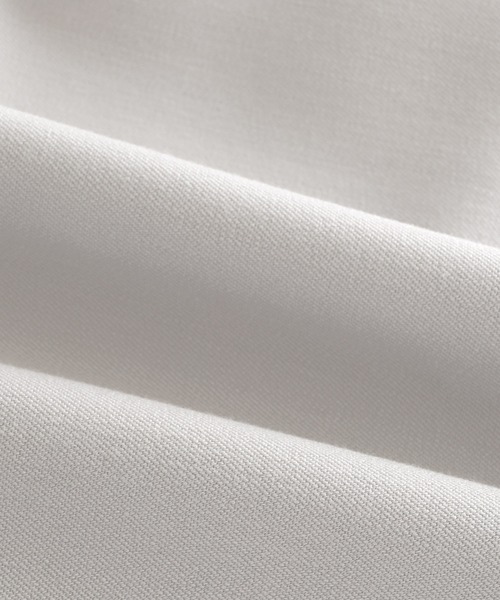 MONO-MART（モノマート）の「TRストレッチ オーバーサイズ バンドカラー チャイナシャツ(1/2 sleeve)（シャツ/ブラウス・メンズ・ホワイト/ライラック/ネイビー/ライトグレー/ブラック・M/L）」の12枚目の写真