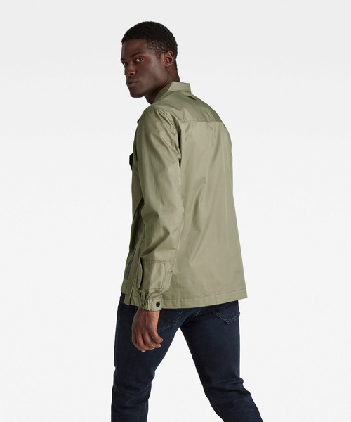 G-STAR（ジースター）の「MULTI SLANT POCKET RELAXED SHIRT（シャツ/ブラウス・メンズ・カーキオリーブ・SMALL/X-SMALL/MEDIUM）」の5枚目の写真