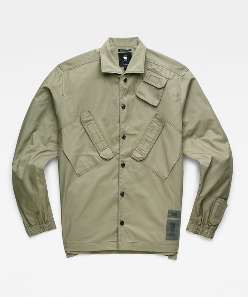 G-STAR（ジースター）の「MULTI SLANT POCKET RELAXED SHIRT（シャツ/ブラウス・メンズ・カーキオリーブ・SMALL/X-SMALL/MEDIUM）」の3枚目の写真