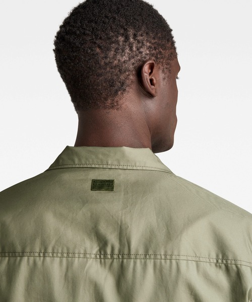 G-STAR（ジースター）の「MULTI SLANT POCKET RELAXED SHIRT（シャツ/ブラウス・メンズ・カーキオリーブ・SMALL/X-SMALL/MEDIUM）」の4枚目の写真