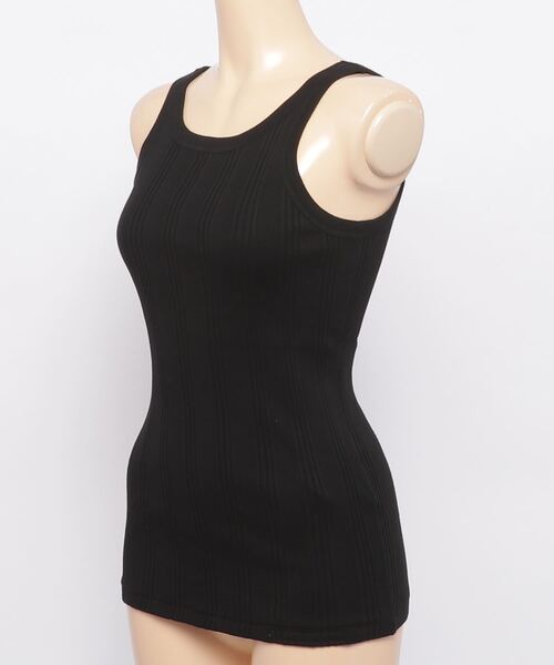 YOUNG&OLSEN The DRYGOODS STORE(ヤングアンドオルセン)の「【YOUNG & OLSEN The DRYGOODS STORE】/RANDOM RIB BACKWARDS TANK(Tシャツ/カットソー・レディース・ホワイト/ブラック/カーキ/ピンク系その他・1/2)」の5枚目の写真