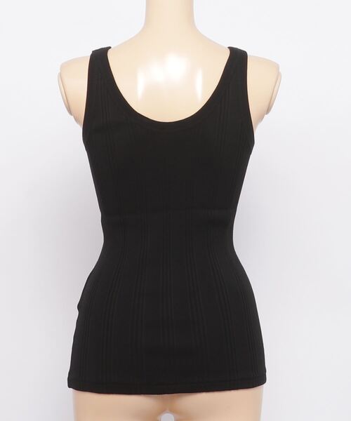 YOUNG&OLSEN The DRYGOODS STORE(ヤングアンドオルセン)の「【YOUNG & OLSEN The DRYGOODS STORE】/RANDOM RIB BACKWARDS TANK(Tシャツ/カットソー・レディース・ホワイト/ブラック/カーキ/ピンク系その他・1/2)」の6枚目の写真
