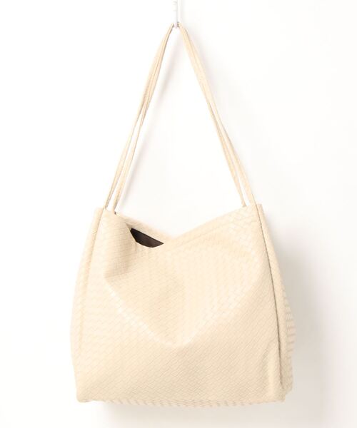 JUMELLE(ジュメロ)の「フラットトートバッグ(トートバッグ・レディース・ブラック/ベージュ/グリーン・FREE)」の9枚目の写真