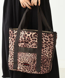 BEAMS BOY | BRIEFING / 別注 LEOPARD DUAL TOTE(トートバッグ)