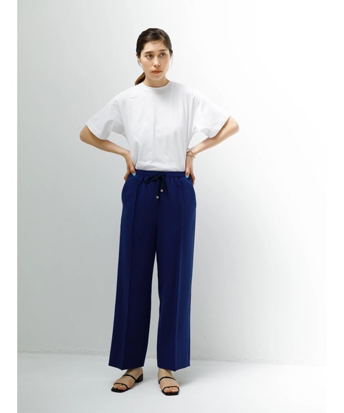 koe（コエ）の「抗菌防臭オーガニックコットンクルーネックＴシャツ*（Tシャツ/カットソー・レディース・ライトベージュ/サックスブルー/ライトグレー/ホワイト/ピンク/イエロー/ライトカーキ/ブラック・L/M/S）」の22枚目の写真