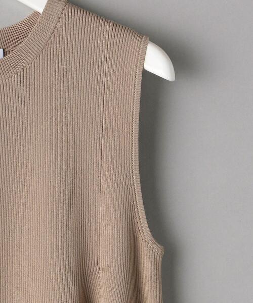 BEAUTY&YOUTH UNITED ARROWS（ビューティーアンドユースユナイテッドアローズ）の「BY クルーネックフレアノースリーブニット -ウォッシャブル-（ニット/セーター・レディース・ダークグリーン/ベージュ/ライトグレー・FREE）」の16枚目の写真