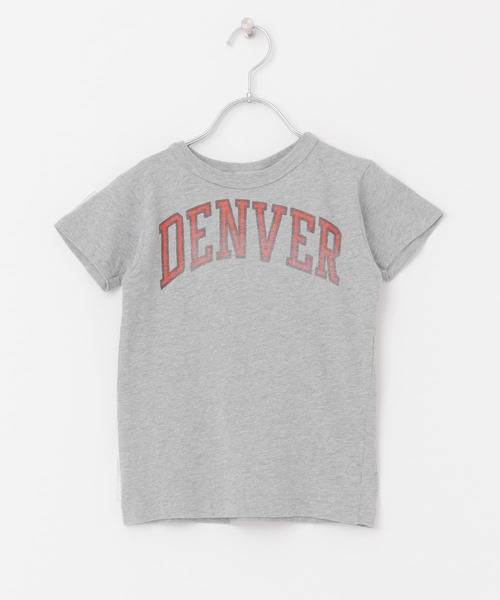 DENIM DUNGAREE（デニムダンガリー）の「DENIM DUNGAREE　テンジク エスタブリッシュ Tシャツ(KIDS)（Tシャツ/カットソー・キッズ・グレー/チャコールグレー/ネイビー・130/140）」の2枚目の写真