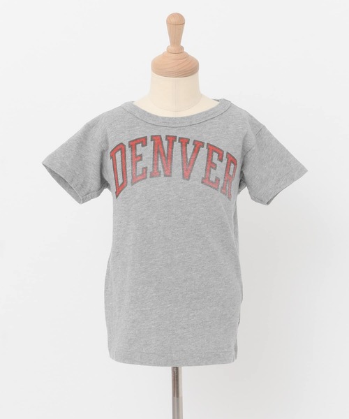 DENIM DUNGAREE（デニムダンガリー）の「DENIM DUNGAREE　テンジク エスタブリッシュ Tシャツ(KIDS)（Tシャツ/カットソー・キッズ・グレー/チャコールグレー/ネイビー・130/140）」の4枚目の写真