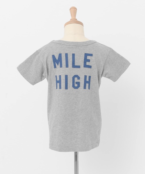 DENIM DUNGAREE（デニムダンガリー）の「DENIM DUNGAREE　テンジク エスタブリッシュ Tシャツ(KIDS)（Tシャツ/カットソー・キッズ・グレー/チャコールグレー/ネイビー・130/140）」の6枚目の写真