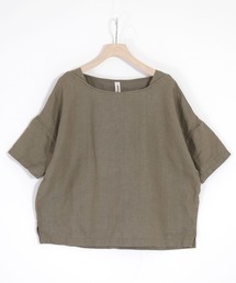 Brocante | [Brocante / ブロカント] リネンキャンバス　バトーシャツ(シャツ/ブラウス)
