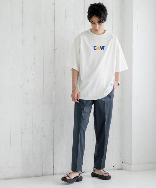 coen(コーエン)の「C.A.WワッペンTシャツ(Tシャツ/カットソー・メンズ・ホワイト/ネイビー/グレー/マスタード・SMALL/MEDIUM/LARGE/X-LARGE)」の6枚目の写真