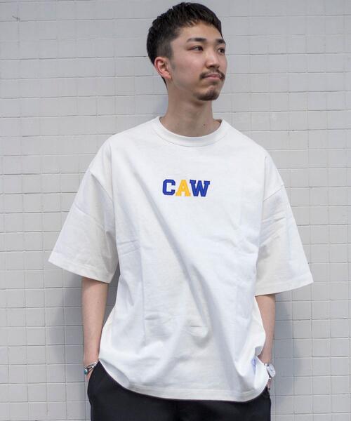 coen(コーエン)の「C.A.WワッペンTシャツ(Tシャツ/カットソー・メンズ・ホワイト/ネイビー/グレー/マスタード・SMALL/MEDIUM/LARGE/X-LARGE)」の7枚目の写真