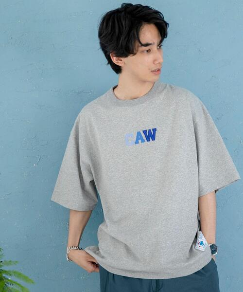 coen(コーエン)の「C.A.WワッペンTシャツ(Tシャツ/カットソー・メンズ・ホワイト/ネイビー/グレー/マスタード・SMALL/MEDIUM/LARGE/X-LARGE)」の8枚目の写真