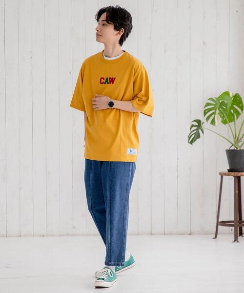 coen(コーエン)の「C.A.WワッペンTシャツ(Tシャツ/カットソー・メンズ・ホワイト/ネイビー/グレー/マスタード・SMALL/MEDIUM/LARGE/X-LARGE)」の14枚目の写真